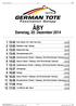 ÅBY. Samstag, 20. Dezember 2014. 1 12:45 Euro Classic Trot - Next Year (3-år) H. 2 13:05 Mediatec's lopp - Stolopp H. 3 13:25 BingoLottos lopp H