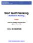 SGF Golf Ranking. - Bankboken Ranking - Pojkar. Lista över samtliga rankande pojkar (juniorer tom 21år)