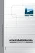 Läs bruksanvisningen noga innan du använder produkten ANVÄNDARMANUAL. Invest Living MAIN. IN52Swe