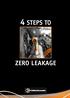 4 STEPS TO ZERO LEAKAGE