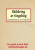 Skildring av tingshög Återutgivning av text från 1821. av Johan Gustaf Liljegren & Carl Georg Brunius