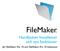 FileMaker. Handboken Installation och nya funktioner. för FileMaker Pro 10 och FileMaker Pro 10 Advanced