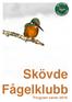 Skövde Fågelklubb Program våren 2016