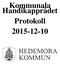 Kommunala Handikapprådet Protokoll 2015-12-10