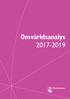 Omvärldsanalys 2017-2019