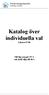 Katalog över individuella val Läsåret 07/08 Till dig som går NV 2 och skall välja till åk 3