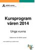 Kursprogram våren 2014