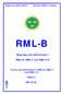 RML-B. Begrepp och definitioner i. RML-D, RML-T och RML-V-2. Utgåva 2 2007-01-01. Terms and definitions in RML-D, RML-T and RML-V-2