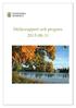 Delårsrapport och prognos 2015-08-31