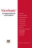 ViewSonic. PJ758/PJ759/PJ760 LCD Projector. - User Guide. - Guide de l utilisateur. - Bedienungsanleitung. - Guía del usuario. - Guida dell utente