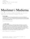 Muslimer i Medierna. Om hur 5 av Sveriges ledande nyhetsredaktioner ser på sin rapportering och skildring av muslimer och islam.