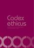 Codex ethicus. för präster och diakoner i Stockholms stift