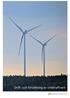 Drift- och förvaltning av vindkraftverk