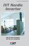 Komplement till användarhandledning. IVT Nordic Inverter. Tips för bästa besparing med din nya värmepump