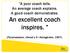 An excellent coach inspires.