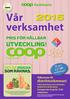 verksamhet UTVECKLING! PRIS FÖR HÅLLBAR distriktsstämman! Välkommen till Nu öve Torsdagen den 28 april kl. 19.00 Stadsteatern