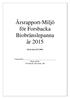 Årsrapport-Miljö för Forsbacka Biobränslepanna år 2015