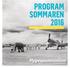 PROGRAM SOMMAREN 2016