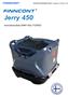 INSTRUKTIONSBOK D9647, Version 1.6, 2014-12-10. Instruktionsbok JERRY 450 / FC0450