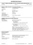 SÄKERHETSDATABLAD. Sida :1/7 Datum : 15/12/2004 Kod : BIC33. Version : 1 FLYTANDE BEREDNING FÖR TIPP-EX RAPID KORRIGERINGSVÄTSKA SOCIETE BIC