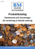 2015-08-28. Produktkatalog. Fästelement och utrustningar för montering av teknisk isolering. 031-712 48 80, info@bmsvets.se, www.bmsvets.