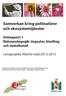 Samverkan kring pollinatörer och ekosystemtjänster