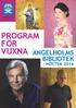 PROGRAM FÖR VUXNA ÄNGELHOLMS BIBLIOTEK