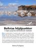 Bolivias höjdpunkter