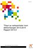 2014-12-17. Tillsyn av verksamheter inom äldreomsorgen 2013-2014 Rapport 2014:2 BYGGBYGG- BYGG- OCH MILJÖKONTORET, OCH MILJÖ- MILJÖ- OCH HÄLSOSKYDD
