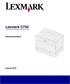 Lexmark C750. Referenshandbok