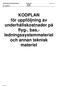 KODPLAN för uppföljning av underhållskostnader på flyg-, bas,- ledningssystemmateriel och annan teknisk materiel