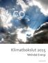 Klimatbokslut 2015. Mölndal Energi 2016-03-04