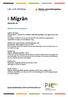 Migrän. Läs- och länktips 2016-03-16. Böcker och broschyrer. Sjukhusbiblioteken SUS med Patientforum