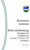 Storumans kommun. Behovsbedömning Detaljplan för fastigheterna Laxvik 1:54 och 1:55 (bostäder) Dnr: 2015.0414-315 Upprättad: 2015-09-17