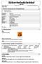 Säkerhetsdatablad. SDB/VIB Utfärdat: 2009-12-14 Internt nr: 0.0.4 Ersätter tidigare SDB: 2006-10-16 Mac 916 1(5) Frätande
