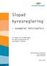 Slopad hyresreglering