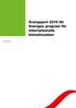 ER 2016:02. Årsrapport 2015 för Sveriges program för internationella klimatinsatser