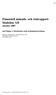 Finansiell månads- och riskrapport Stadshus AB oktober 2007