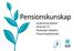 Pensionskunskap. Linnéuniversitetet 2016-03-17 Alexander Neidert, Finansinspektionen