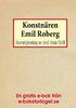 Konstnären Emil Roberg - Återutgivning av text från 1859. Redaktör: Josef Robertsson