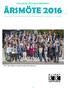 ÅRSMÖTE 2016 Föreningen Klimatkommunernas årsmötesdagar 21-22 april 2016 i Uppsala