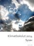 Klimatbokslut 2014. Sysav 2015-11-03