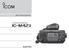 BRUKSANVISNING VHF MARIN TRANSCEIVER. ic-m423