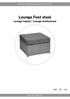 Lounge Foot stool Lounge fotpall / Lounge fotskammel