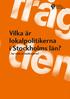 Vilka är lokalpolitikerna i Stockholms län? hur nöjda är medborgarna?