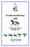 Kvalitetsbedömning 2008. Örsta Kulle, Kumla Söndag 14/9