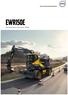 EWR150E. Volvo Grävmaskiner 15,4-17,9 ton, 105 kw