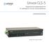 Univox CLS-5. Miljöprioriterad slingförstärkare för TV-/sällskapsrum och hiss-/bussinstallationer. Installationsanvisning