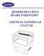 RESERVDELLISTA SPARE PARTS LIST CRYSTAL GONDOLAS CO-17/34
