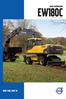 VOLVO GRÄVMASKIN. Ew180C. 18.0-20.1 t, 166 hk
